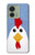 S3254 Chicken Cartoon Hülle Schutzhülle Taschen für Motorola Edge (2023), Edge 40