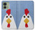 S3254 Chicken Cartoon Hülle Schutzhülle Taschen für Motorola Edge (2023), Edge 40