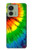 S3422 Tie Dye Hülle Schutzhülle Taschen für Motorola Edge (2023), Edge 40