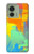 S3423 Brush Stroke Hülle Schutzhülle Taschen für Motorola Edge (2023), Edge 40