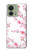 S3707 Pink Cherry Blossom Spring Flower Hülle Schutzhülle Taschen für Motorola Edge (2023), Edge 40