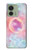 S3709 Pink Galaxy Hülle Schutzhülle Taschen für Motorola Edge (2023), Edge 40