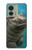 S3871 Cute Baby Hippo Hippopotamus Hülle Schutzhülle Taschen für Motorola Edge (2023), Edge 40