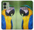 S3888 Macaw Face Bird Hülle Schutzhülle Taschen für Motorola Edge (2023), Edge 40