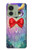 S3934 Fantasy Nerd Owl Hülle Schutzhülle Taschen für Motorola Edge (2023), Edge 40