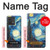 S0582 Van Gogh Starry Nights Hülle Schutzhülle Taschen für Motorola Edge 40 Neo