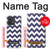 S2345 Navy Blue Shavron Zig Zag Pattern Hülle Schutzhülle Taschen für Motorola Edge 40 Neo