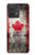 S2490 Canada Maple Leaf Flag Texture Hülle Schutzhülle Taschen für Motorola Edge 40 Neo