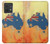 S2494 Australia Flag Map Rock Texture Hülle Schutzhülle Taschen für Motorola Edge 40 Neo