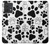 S2904 Dog Paw Prints Hülle Schutzhülle Taschen für Motorola Edge 40 Neo