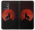 S2955 Wolf Howling Red Moon Hülle Schutzhülle Taschen für Motorola Edge 40 Neo