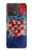 S3313 Croatia Flag Vintage Football Graphic Hülle Schutzhülle Taschen für Motorola Edge 40 Neo