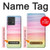 S3507 Colorful Rainbow Pastel Hülle Schutzhülle Taschen für Motorola Edge 40 Neo