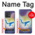 S3802 Dream Whale Pastel Fantasy Hülle Schutzhülle Taschen für Motorola Edge 40 Neo