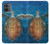 S1249 Blue Sea Turtle Hülle Schutzhülle Taschen für Motorola Moto G14