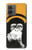 S2324 Funny Monkey with Headphone Pop Music Hülle Schutzhülle Taschen für Motorola Moto G14