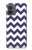 S2345 Navy Blue Shavron Zig Zag Pattern Hülle Schutzhülle Taschen für Motorola Moto G14