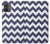 S2345 Navy Blue Shavron Zig Zag Pattern Hülle Schutzhülle Taschen für Motorola Moto G14