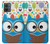 S2521 Cute Nerd Owl Cartoon Hülle Schutzhülle Taschen für Motorola Moto G14
