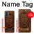 S2529 Leo Zodiac Tattoo Brown Graphic Print Hülle Schutzhülle Taschen für Motorola Moto G14