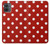 S2951 Red Polka Dots Hülle Schutzhülle Taschen für Motorola Moto G14