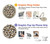 S3374 Fashionable Leopard Seamless Pattern Hülle Schutzhülle Taschen für Motorola Moto G14