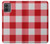 S3535 Red Gingham Hülle Schutzhülle Taschen für Motorola Moto G14