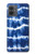 S3671 Blue Tie Dye Hülle Schutzhülle Taschen für Motorola Moto G14