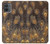 S3691 Gold Peacock Feather Hülle Schutzhülle Taschen für Motorola Moto G14