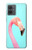 S3708 Pink Flamingo Hülle Schutzhülle Taschen für Motorola Moto G14