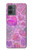 S3710 Pink Love Heart Hülle Schutzhülle Taschen für Motorola Moto G14