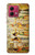 S0272 Egypt Wall Art Hülle Schutzhülle Taschen für Motorola Moto G84