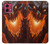 S0414 Fire Dragon Hülle Schutzhülle Taschen für Motorola Moto G84