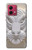 S0574 Tiger Carving Hülle Schutzhülle Taschen für Motorola Moto G84