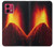 S0745 Volcano Lava Hülle Schutzhülle Taschen für Motorola Moto G84