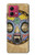 S0965 African Baluba Mask Hülle Schutzhülle Taschen für Motorola Moto G84