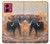 S1292 Dusty Elephant Egrets Hülle Schutzhülle Taschen für Motorola Moto G84