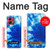 S1869 Tie Dye Blue Hülle Schutzhülle Taschen für Motorola Moto G84