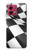 S2408 Checkered Winner Flag Hülle Schutzhülle Taschen für Motorola Moto G84