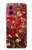 S2414 Red Blossoming Almond Tree Van Gogh Hülle Schutzhülle Taschen für Motorola Moto G84