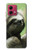 S2708 Smiling Sloth Hülle Schutzhülle Taschen für Motorola Moto G84