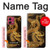 S2804 Chinese Gold Dragon Printed Hülle Schutzhülle Taschen für Motorola Moto G84