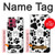 S2904 Dog Paw Prints Hülle Schutzhülle Taschen für Motorola Moto G84