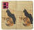 S3229 Vintage Cat Poster Hülle Schutzhülle Taschen für Motorola Moto G84
