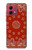 S3355 Bandana Red Pattern Hülle Schutzhülle Taschen für Motorola Moto G84