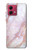 S3482 Soft Pink Marble Graphic Print Hülle Schutzhülle Taschen für Motorola Moto G84