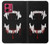S3527 Vampire Teeth Bloodstain Hülle Schutzhülle Taschen für Motorola Moto G84