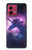 S3538 Unicorn Galaxy Hülle Schutzhülle Taschen für Motorola Moto G84