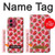 S3719 Strawberry Pattern Hülle Schutzhülle Taschen für Motorola Moto G84