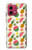 S3883 Fruit Pattern Hülle Schutzhülle Taschen für Motorola Moto G84
